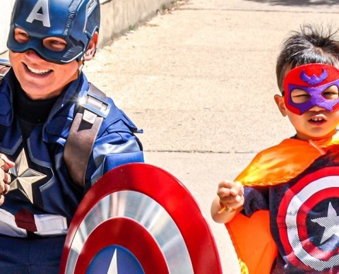 Superhero events draw larger crowds